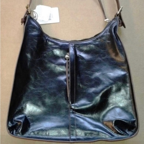 New Black Hobo Leather Purse - Picture 2 of 11